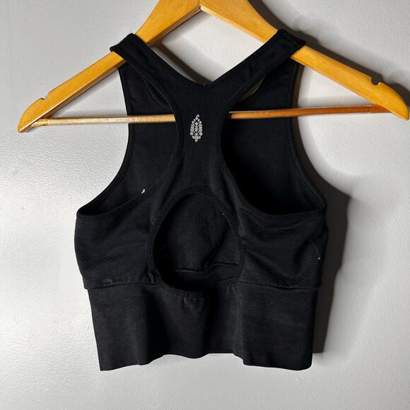Free People FP Movement Every Single Time Black Sports Bra - Picture 6 of 7